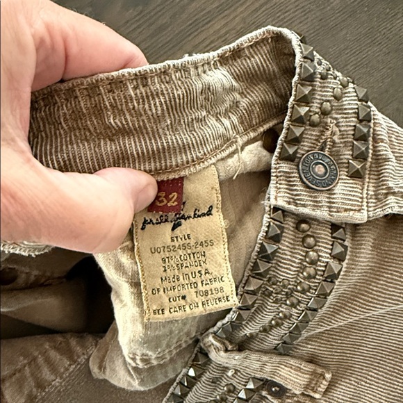 7 for all mankind bootcut western corduroy jeans 32 - Picture 7 of 7